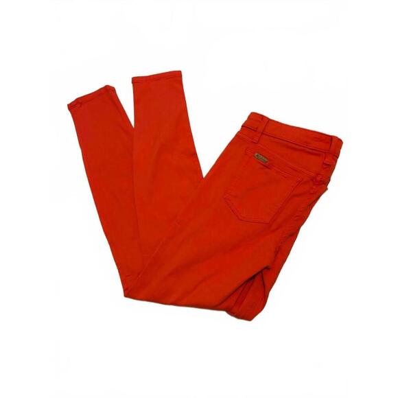 Joe's Jeans Bright Red Denim Skinny Jeans size 27 - Picture 2 of 9